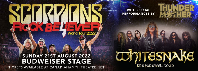 Scorpions, Whitesnake & Thundermother at Mandalay Bay Events Center