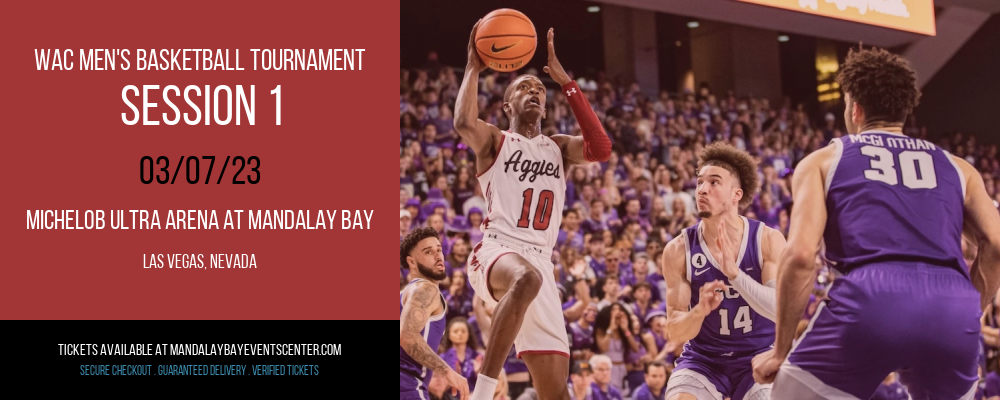 WAC Men's Basketball Tournament - Session 1 at Mandalay Bay Events Center