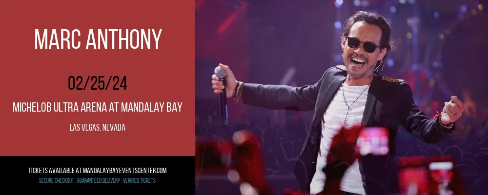 Marc Anthony at Michelob ULTRA Arena At Mandalay Bay